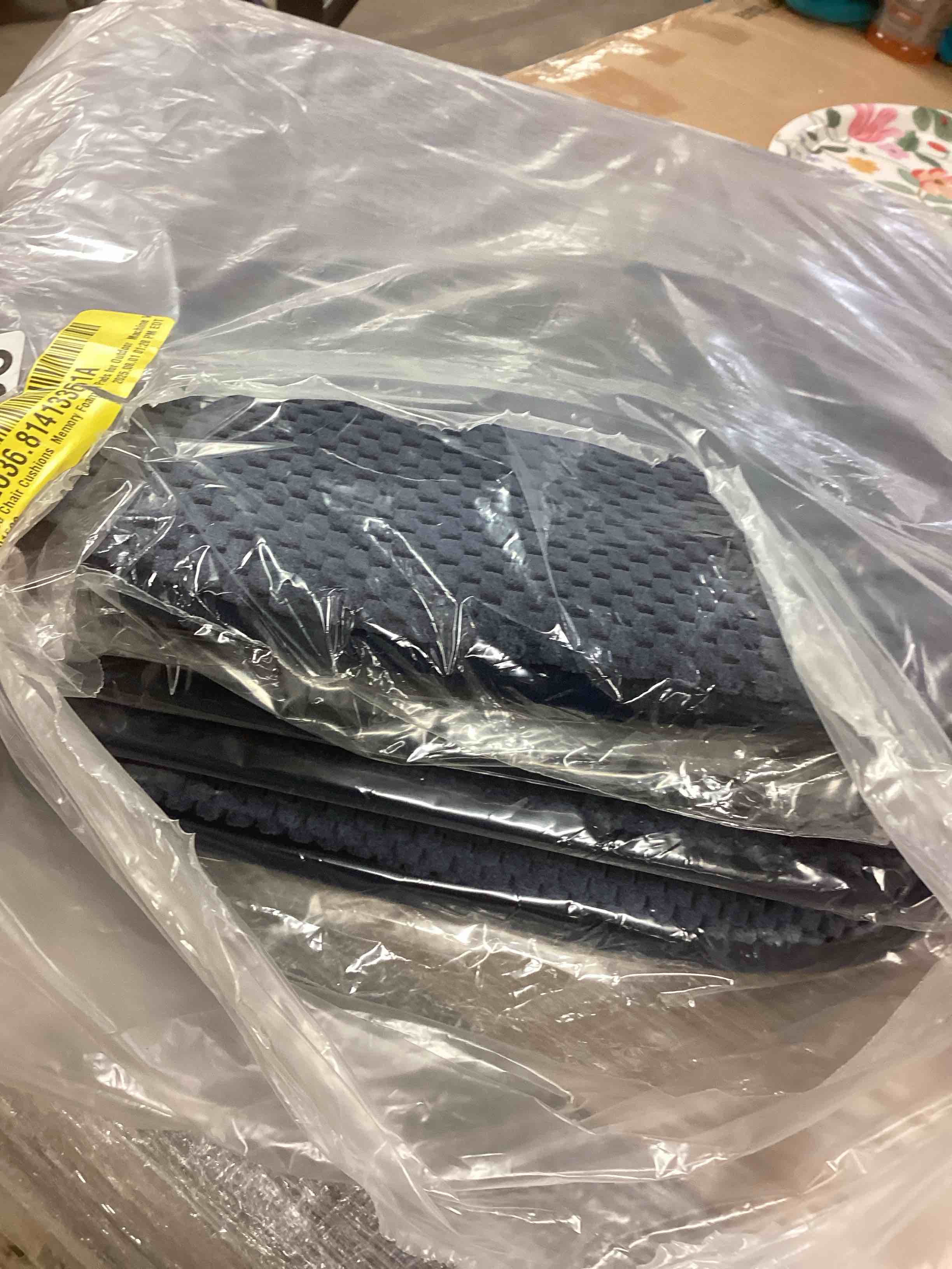Condition photo showing New/Like New for lavish home chair pad,  (pack of 4)