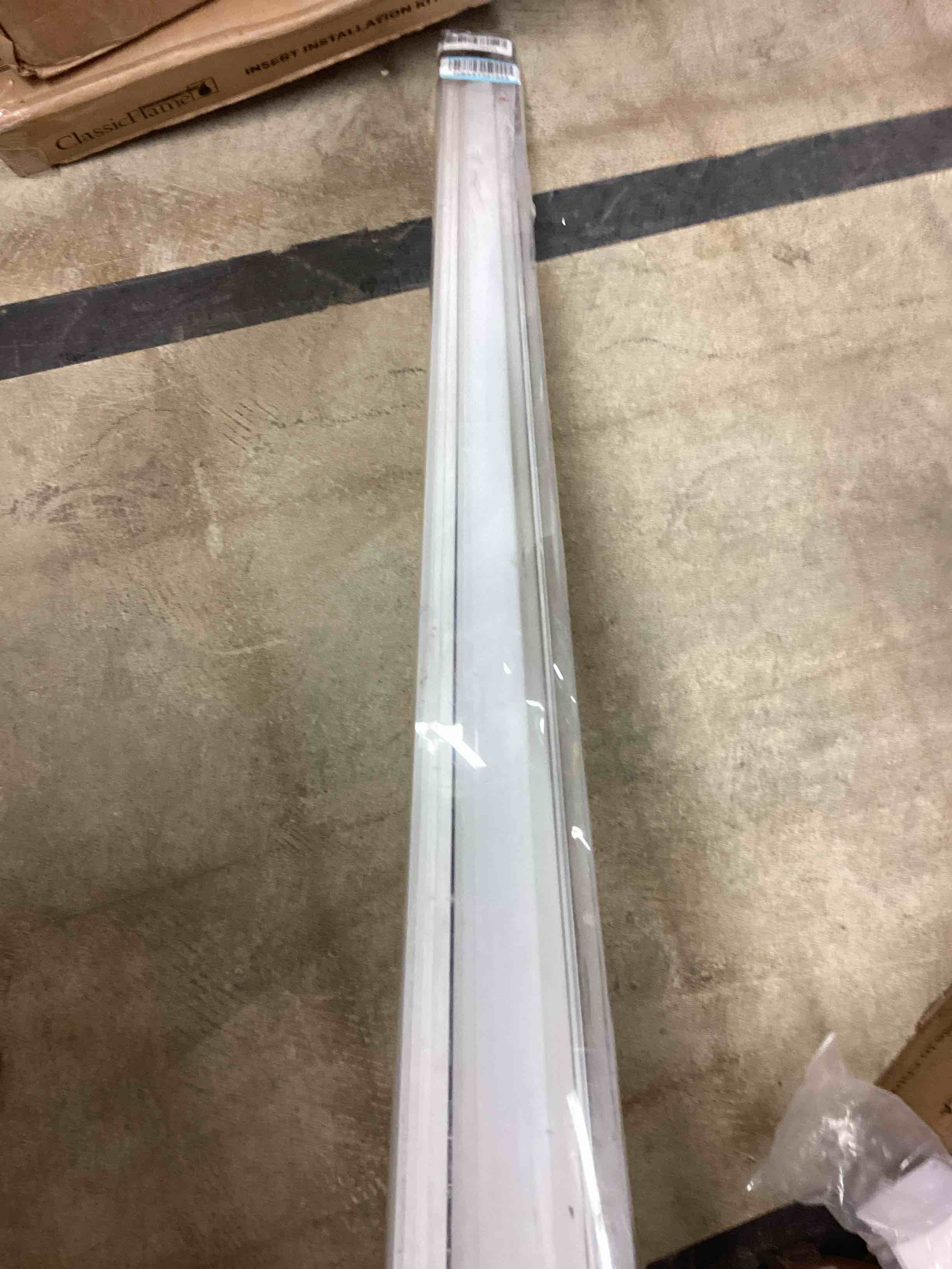 Condition photo showing New/Like New for persilux blackout roller blinds for windows, cordless roller shades with valance, thermal insulated fabric window blinds, uv protection shades for home and bedroom (white, 69" w x 72" h)
