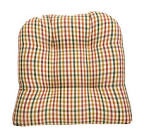 wholesale chair pad tufted- Cambridge mini check set of 2
