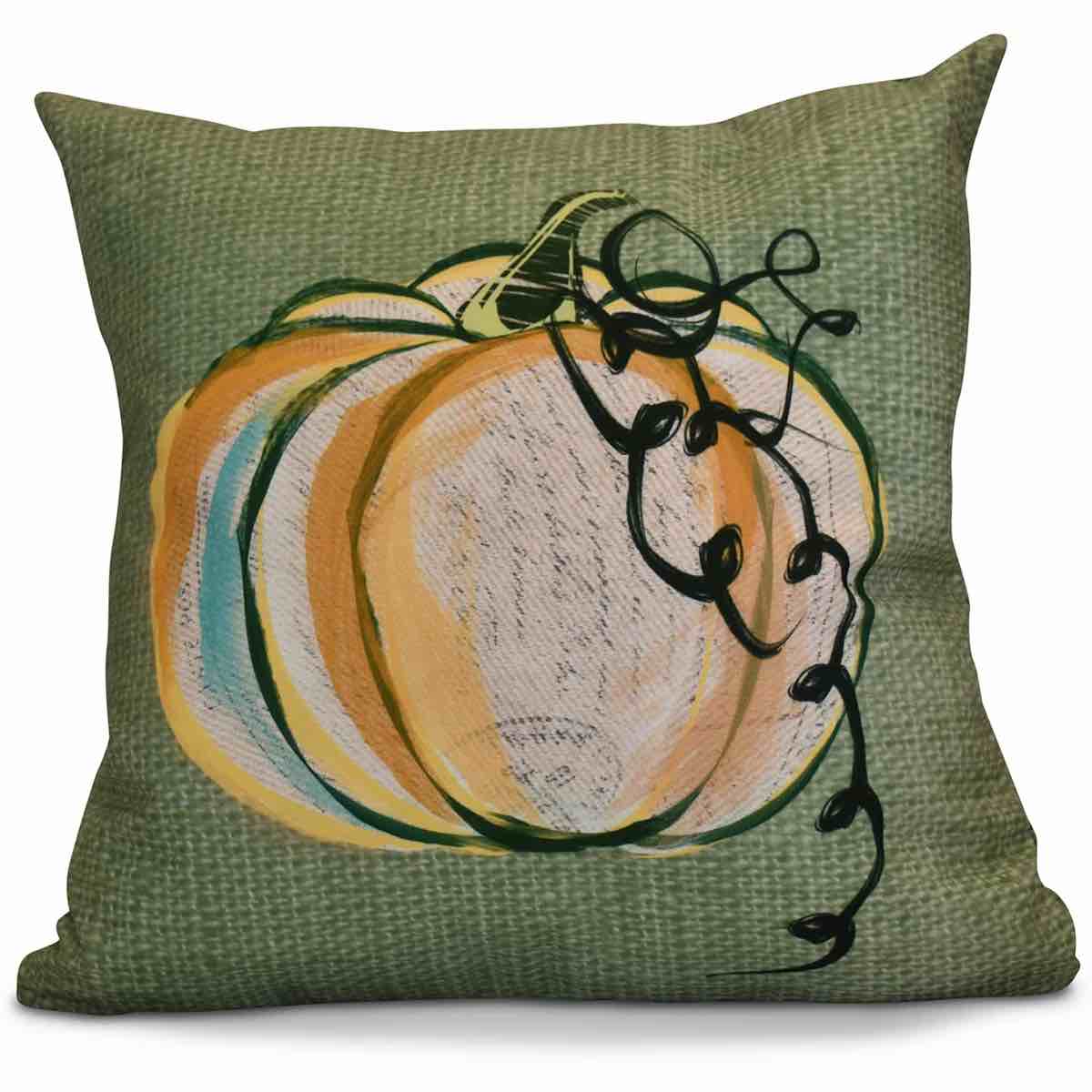 Flipping for Fall Outdoor Pillow Cover & Insert By e by design 16*16