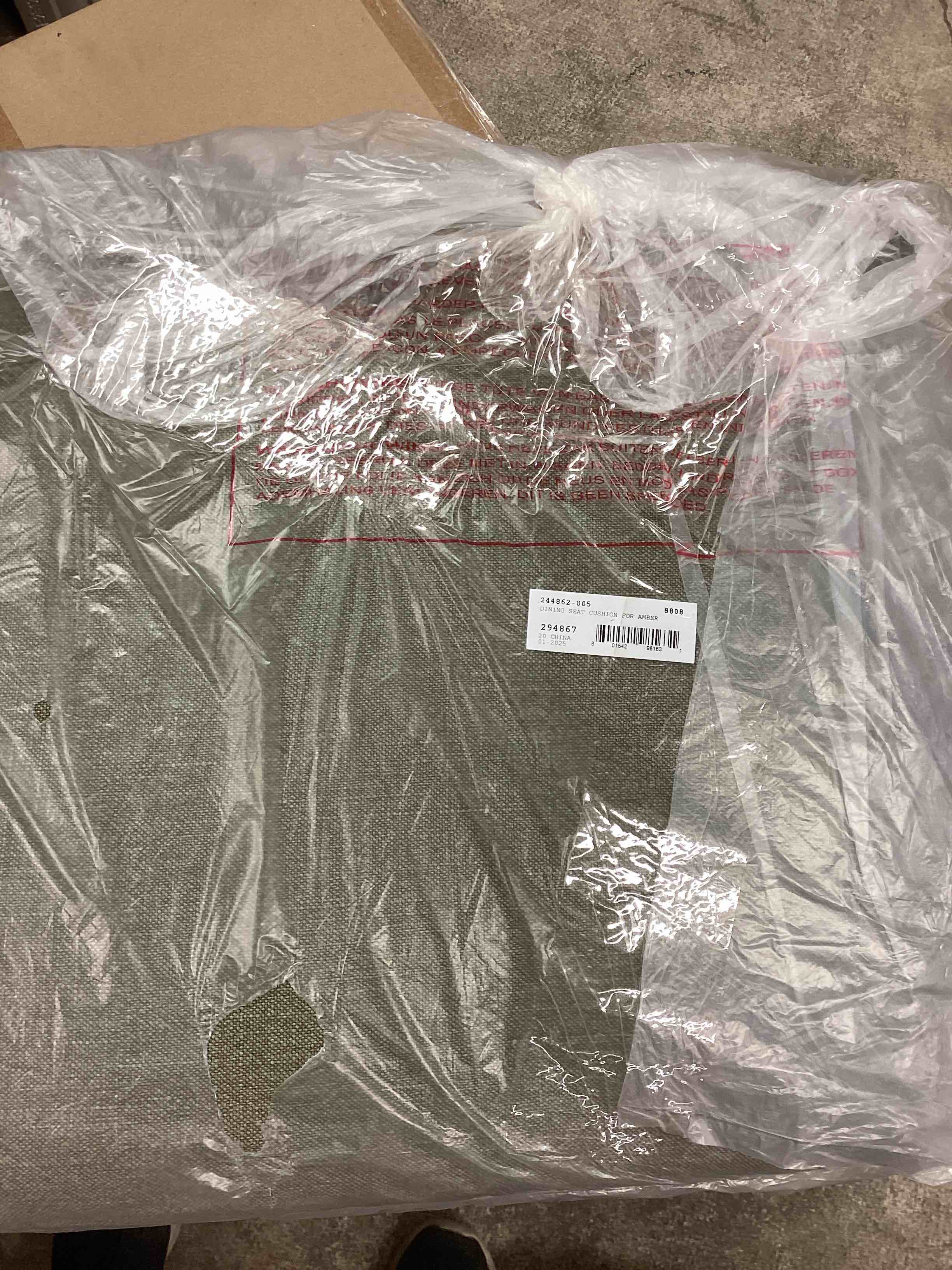 Condition photo showing Good Condition for amber lewis x four hands dining seat cushion  by four hands