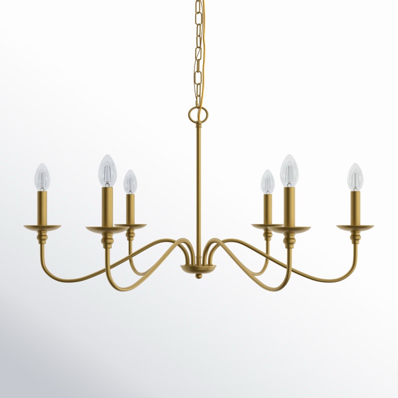 ableton 6 - light dimmable classic / traditional chandelier by birch lane