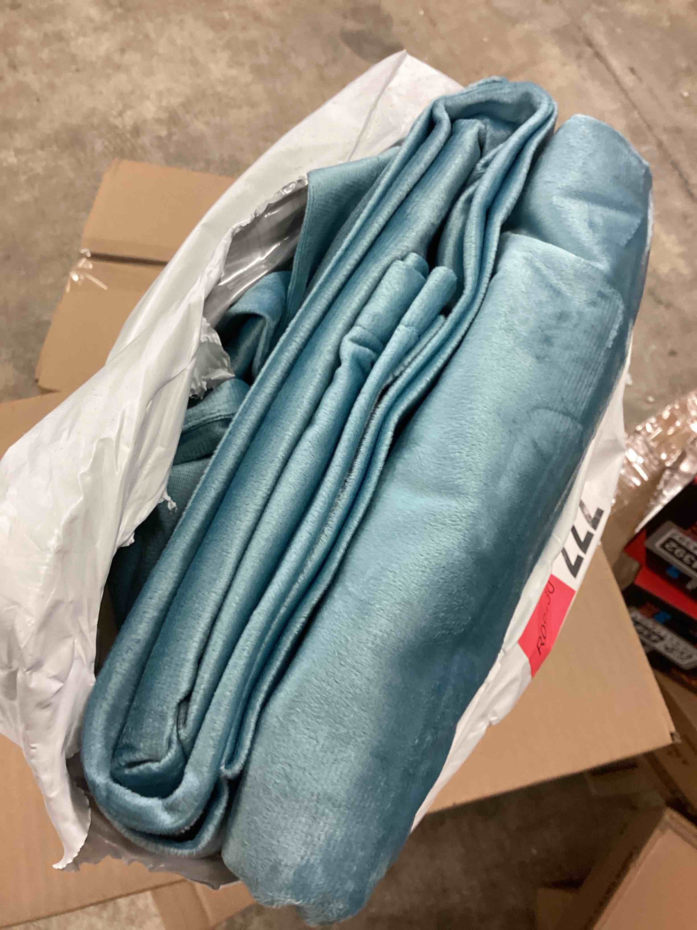 Condition photo showing Good Condition for heady solid room darkening tab top curtain panels (set of 2) by eider & ivory™ 52”*96” 