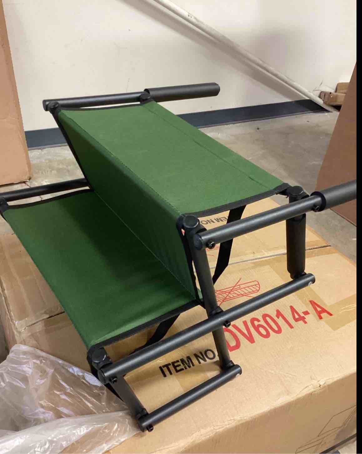 folding dog stair green 