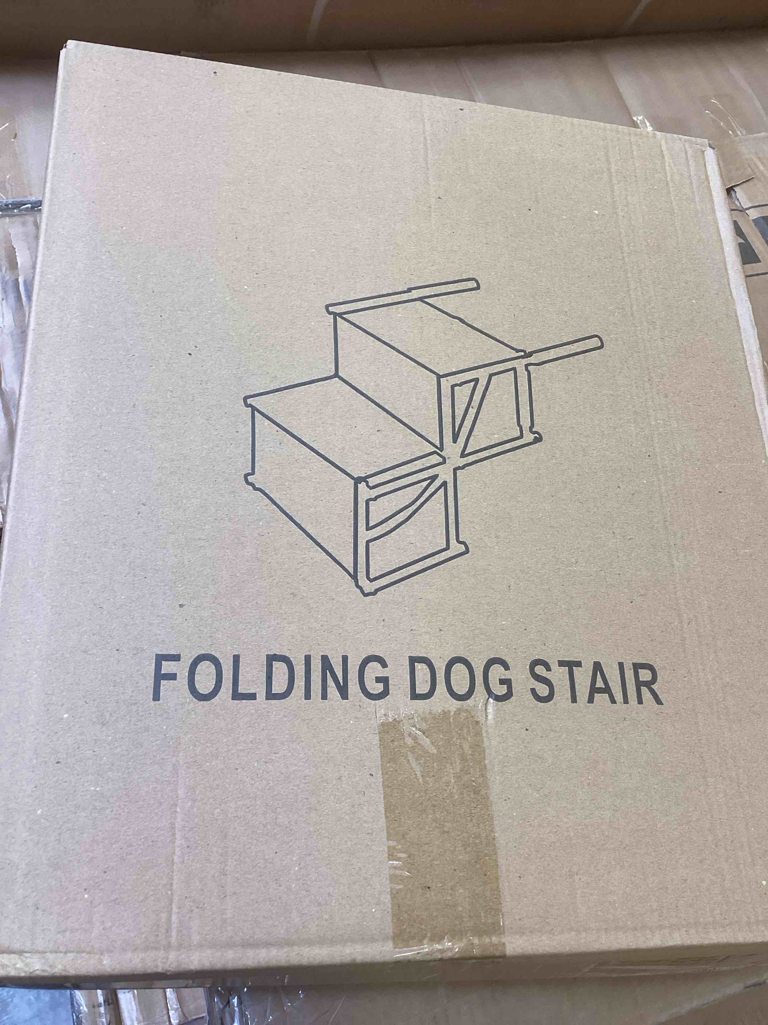 Condition photo showing New/Like New for portable folding dog stair