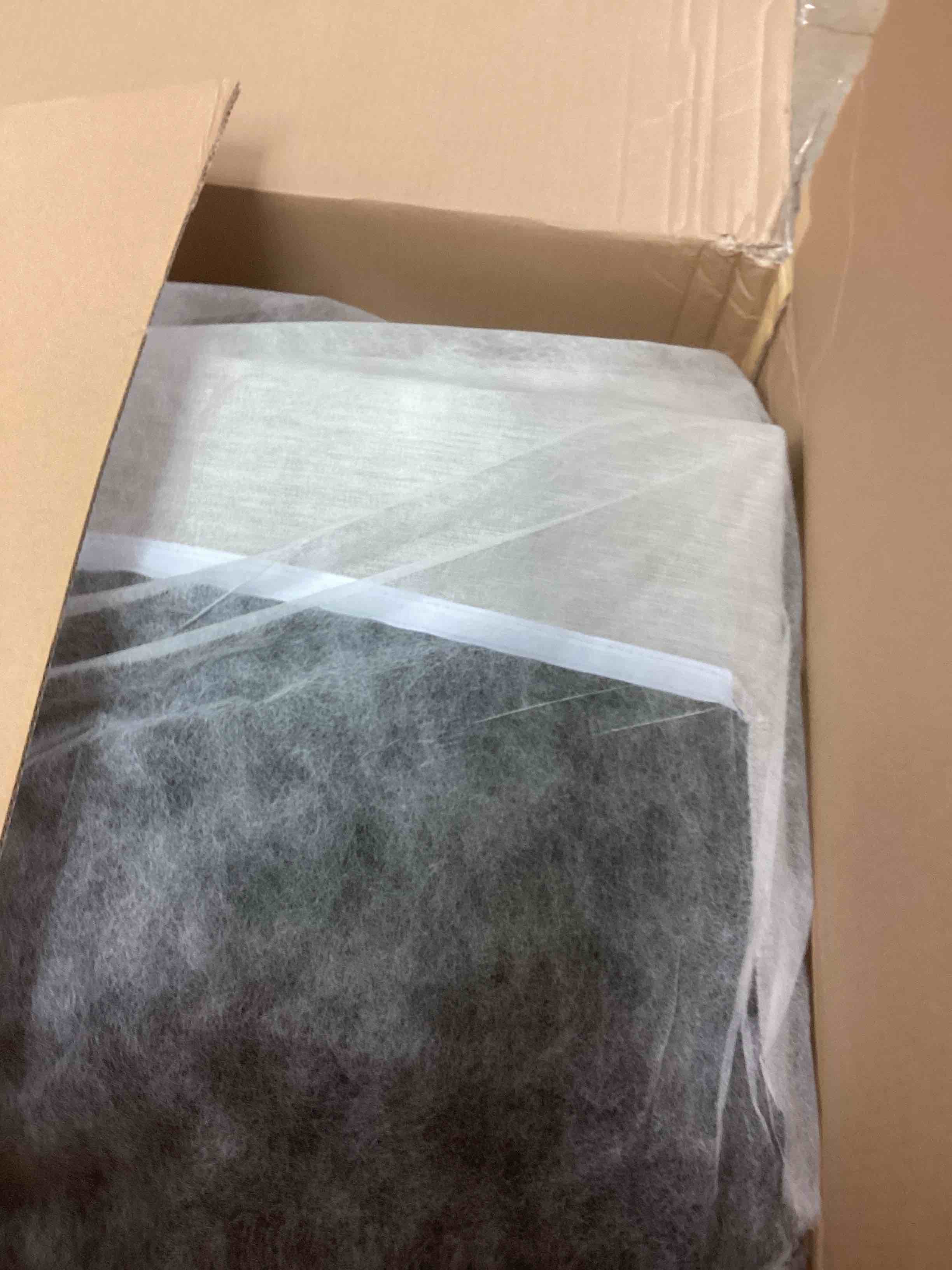 Condition photo showing Good Condition for tesoro 6-piece modular reclining sectional in gray (incomplete 1 box of 6 only)