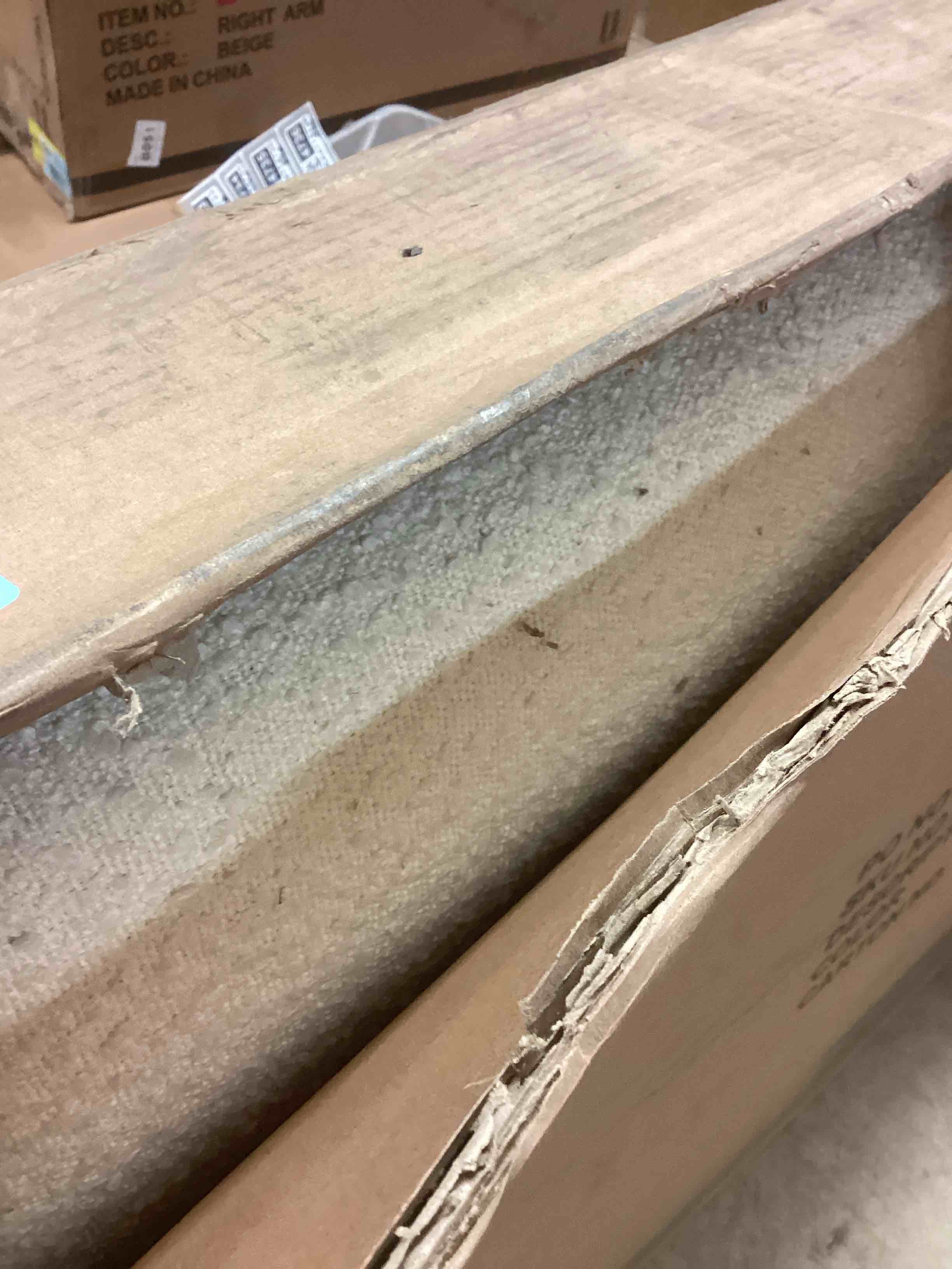 Condition photo showing Good Condition for porter queen bed , cream (incomplete headboard only)