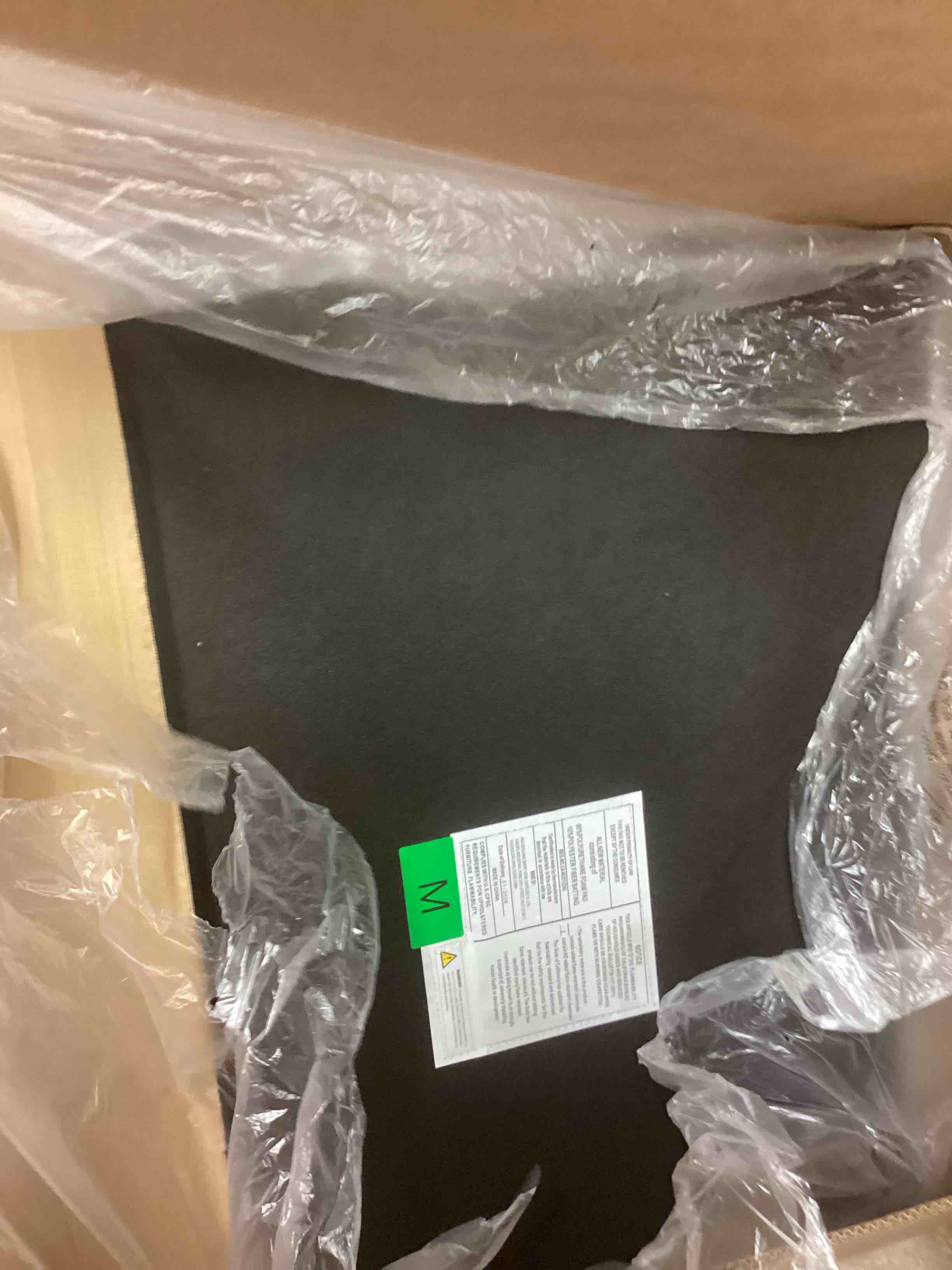 Condition photo showing Good Condition for modular sectional sofa with movable ottoman, u shaped modern sofa with pillows, deep seat couches for living room, bedroom and apartment, comfy couch, grey (incomplete one box only 