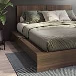 Ebern Designs Zen OMEGA Platform Bed + headboard(Incomplete)