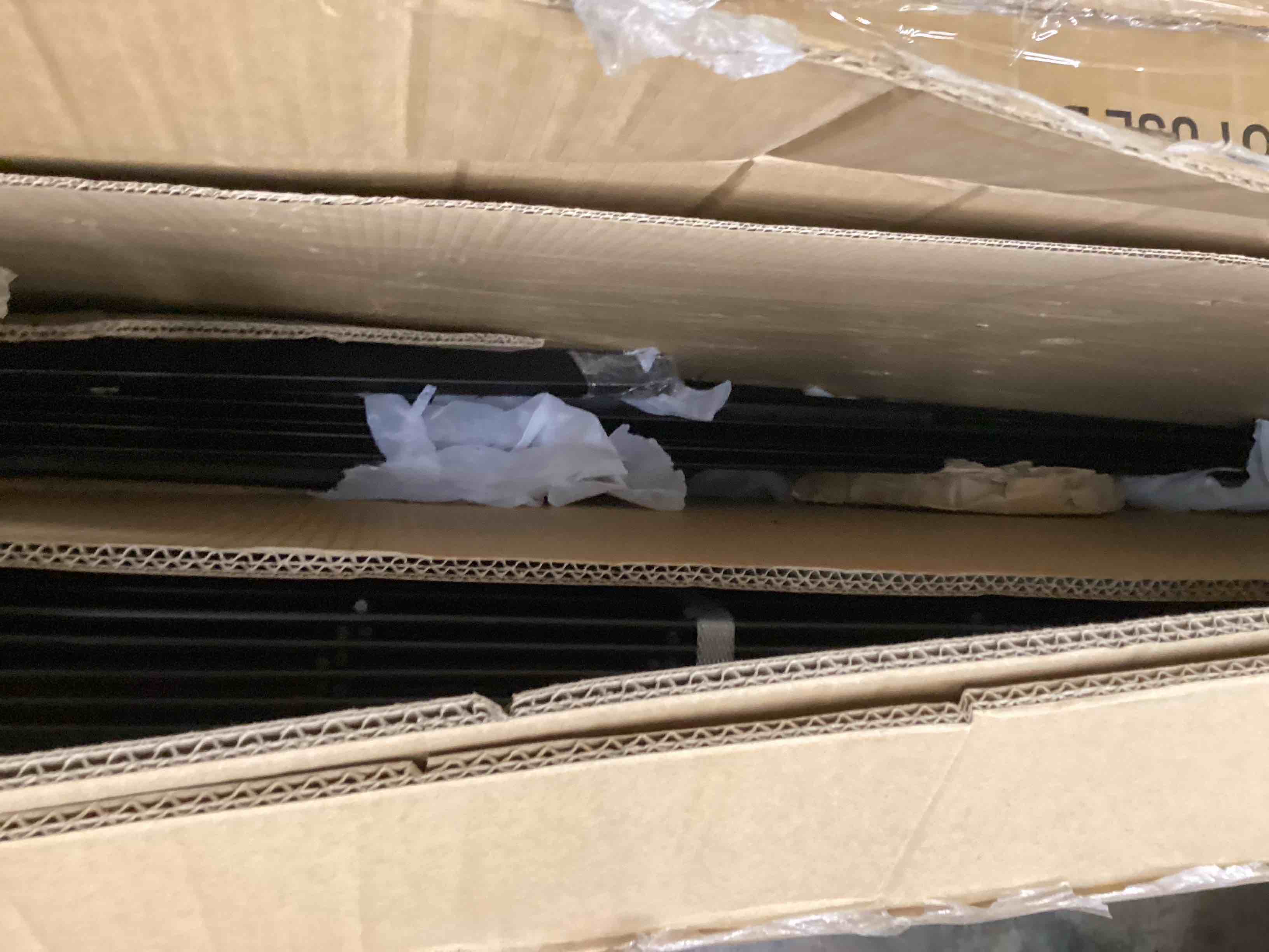 Condition photo showing As Is for reibii garage shelving 60"w adjustable heavy duty metal shelving rust-resistant garage organization for warehouse, basement,workshop - 60" w x 24" d x 72" h / 3000lbs