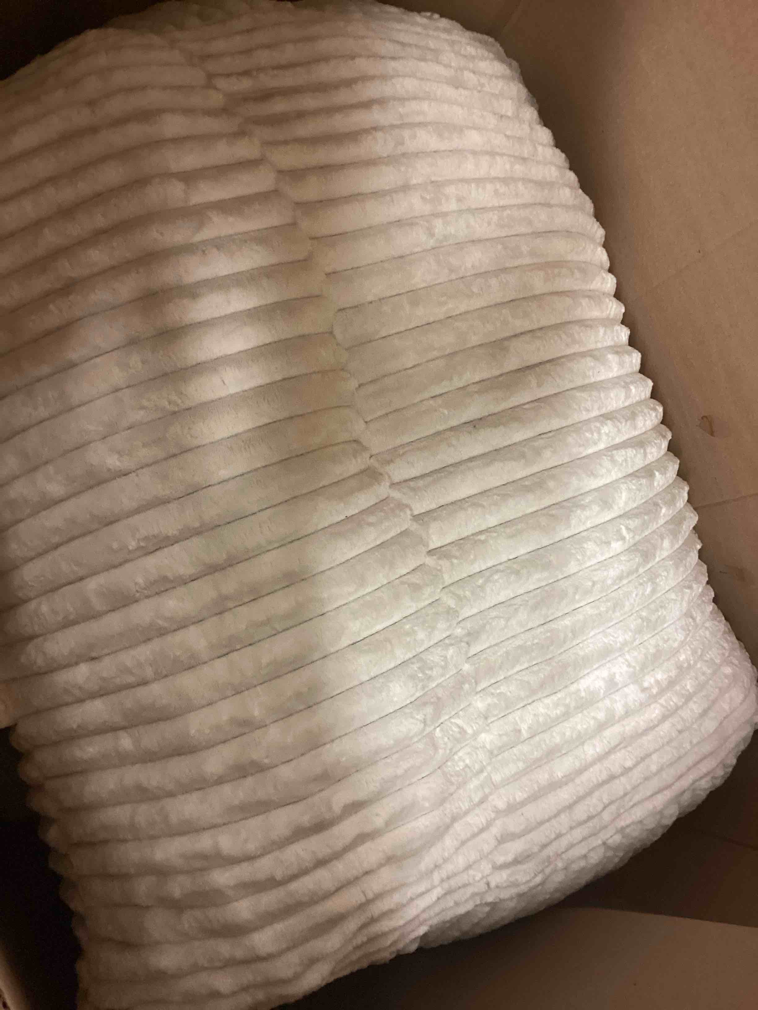 Condition photo showing Good Condition for bean bag chair for adults, upholstered floor sofa with pillows and armrests, large bean bag sofa plush chair bean bag couch for bedroom living room (similar) 