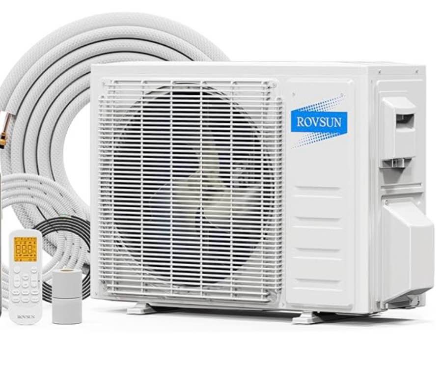 ROVSUN 12000 BTU Wifi Enabled Mini Split Air Conditioner & Heater with Inverter, 21 SEER2 Energy Saving 230V Ductless Split AC Unit with Pre-Charged Condenser, Heat Pump & (BOX 2 OF 2 ONLY) ) (incomplete) 