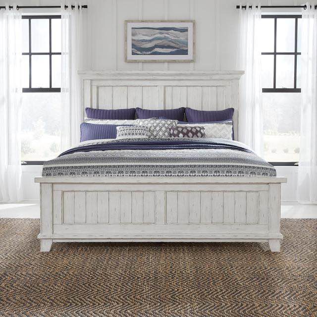 King Panel Footboard and panel bed Rails (incomplete only 2 boxes) 