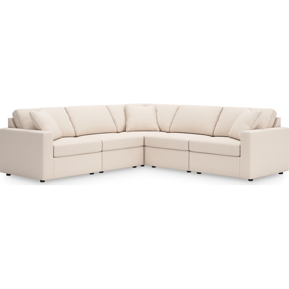 MODMAX 5-PC MODULAR SECTIONAL BEIGE (INCOMPLETE ONLY 2 boxes) 