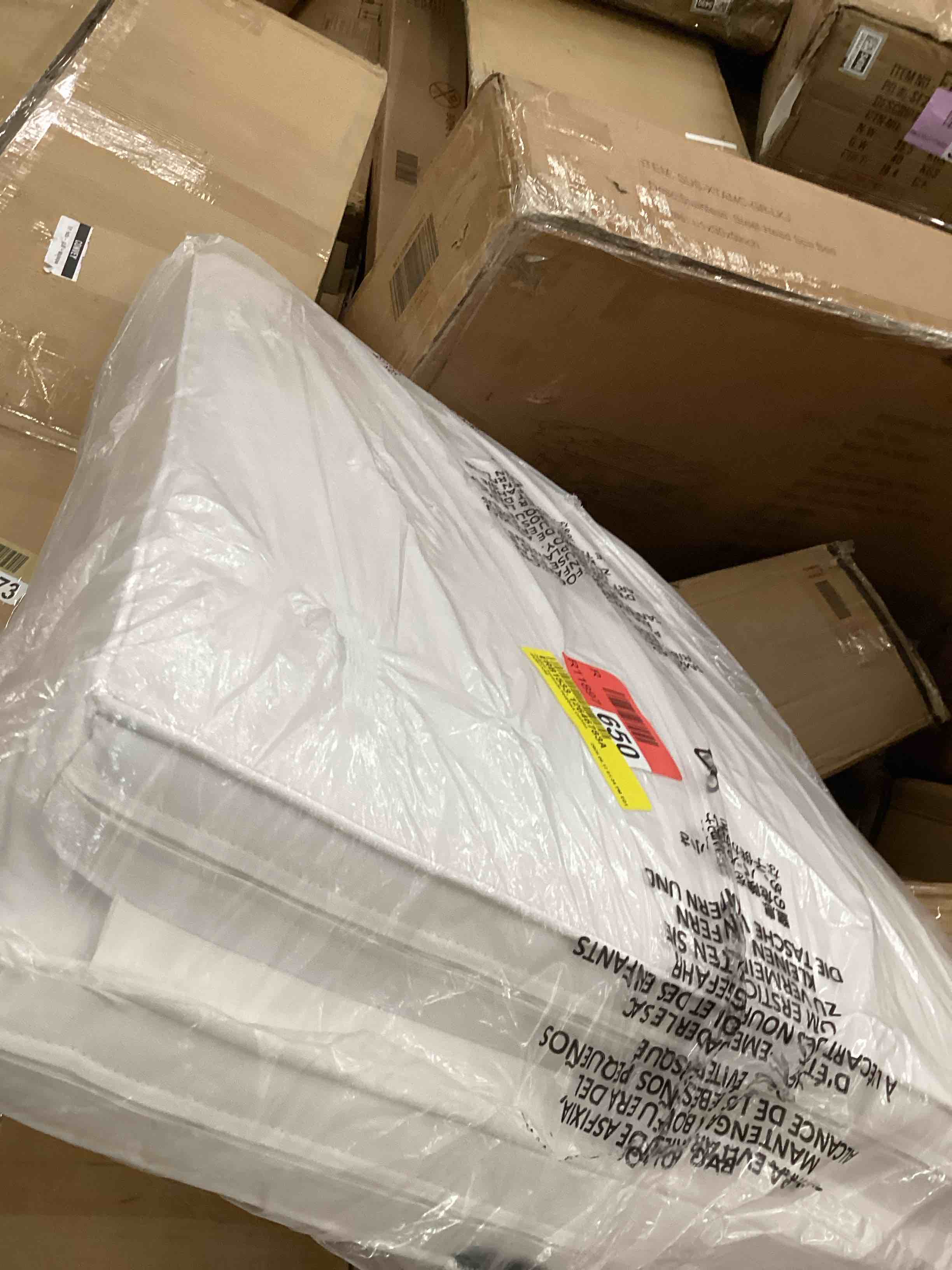 Condition photo showing Good Condition for metadri sunbrella® fabric 1-piece outdoor chaise cushion, 23"w x 75"l, cast pumice by metadri fabric: cast pumice sunbrella® plainweave | size: 23" w x 75" d