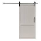 barn door pvc-15ha2, white (incomplete one box of two only)