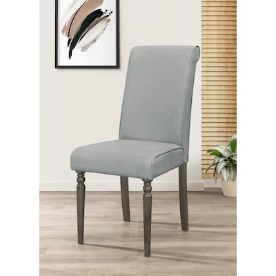 Home Design Set of 6 Upholstered Dining Side Chair (Wood Frame) (Box 2 of 2 only) 