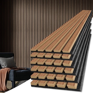 Art3D 6-Piece Wood Slat Acoustic Panels for Stylish Decor and Noise Reductio