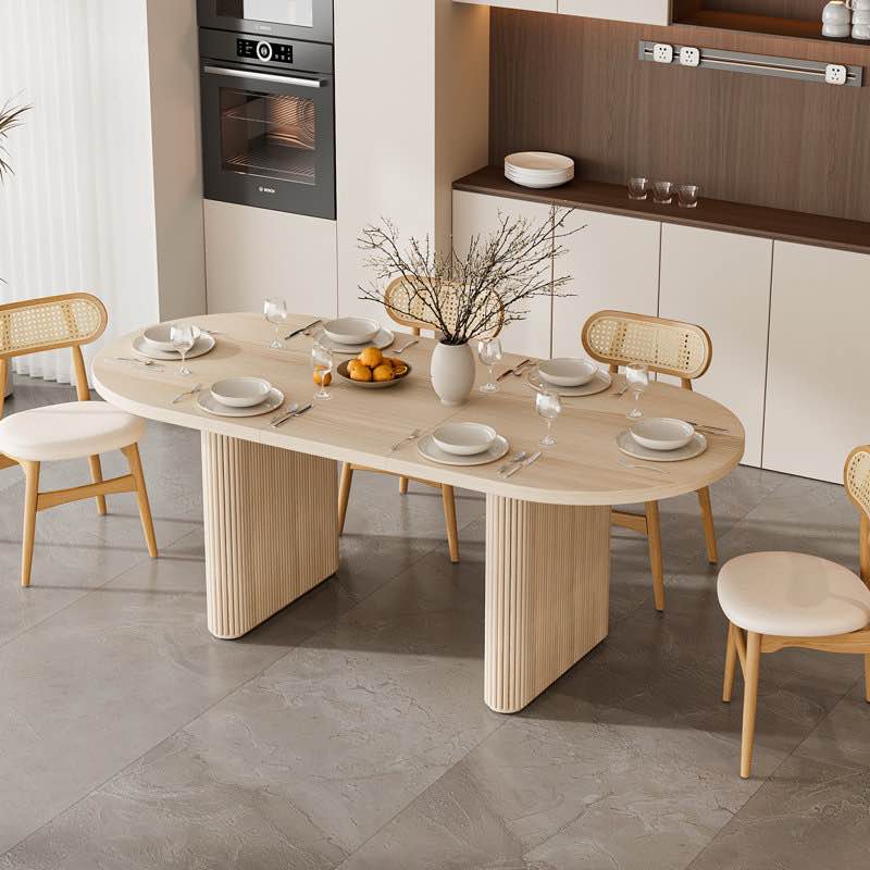 kristalee oval extendable dining table kitchen room dinner ( only top table)(does not included legs)