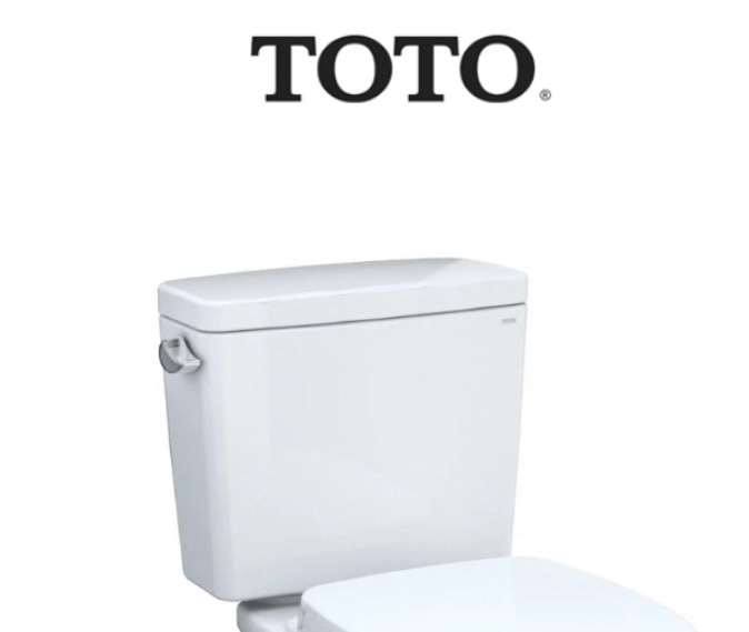 toto drake 1.6 gpf two piece elongated toilet with left hand lever (only 1pc)