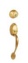MiLOCKS PASSAGE HANDLE PSGK-02P & TF-02P Keyless Entry Deadbolt Lock Set 