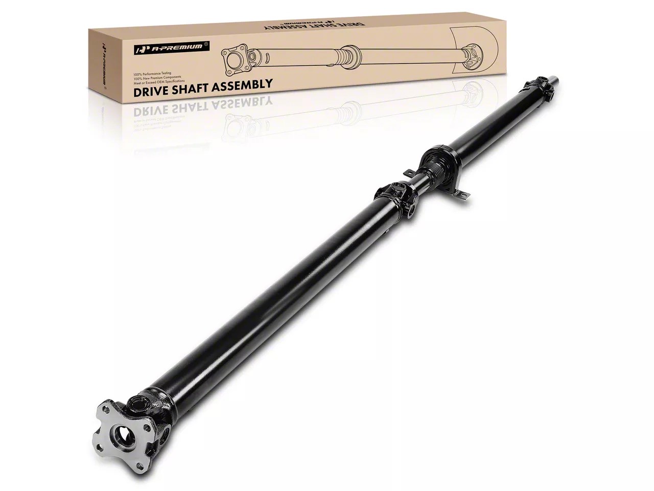 Rear Driveshaft Prop Shaft Assembly (15-17 4WD 5.0L F-150 SuperCrew w/ 6-1/2-Foot Bed & 8.80-Inch