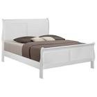 Crown Mark Bedroom Louis Philip Queen Headboard/Footboard White B3650-Q-HBFB (INCOMPLETE ONLY HEADBOARD/FOOTBOARD ) 