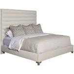 Kelsey King Platform Bed with Chanel Upholstered Headboard Kelsey Collection by Vanguard Furniture Beige  (INCOMPLETE ONLY HEADBOARD) 