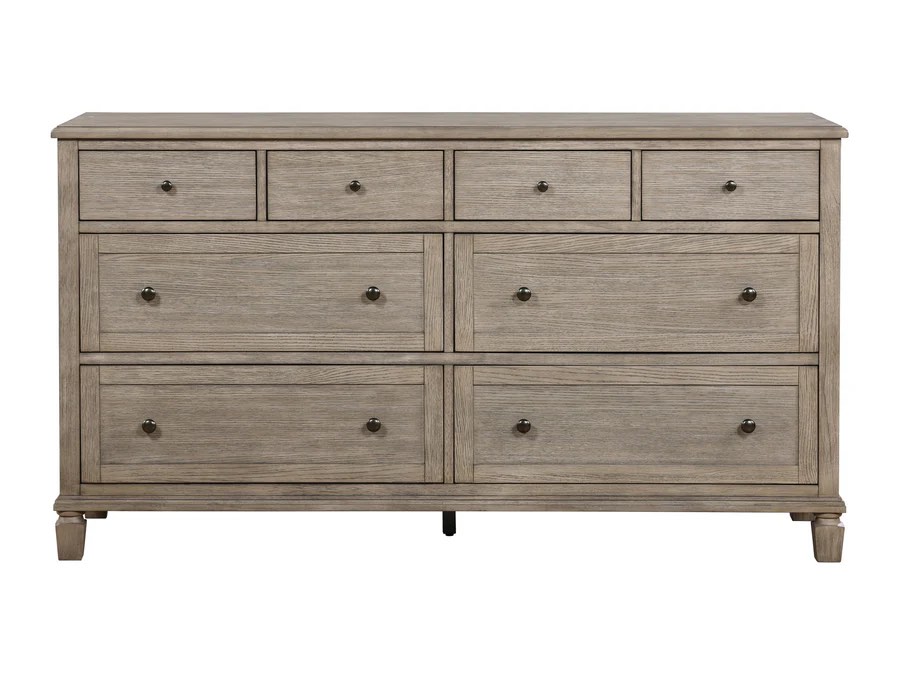 Marceline Gray Oak Dresse ( missing one drawer) (Similar)  (It has some damage)