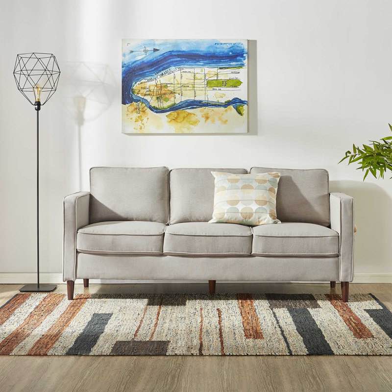 Hana 78”:square arm sofa (incomplete one box only)
