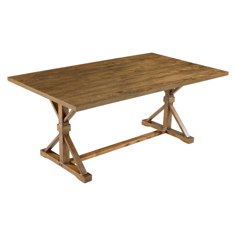Dining Table 72" Wood Rectangular Table (incomplete top only)