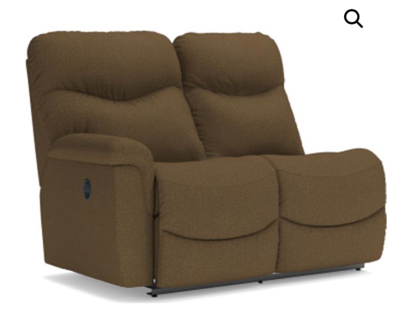 Lazboy 40E521 James La Z Time Right Arm Sitting Reclining Loveseat