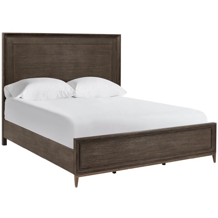 ( incomplete only 1 box ) Transitional Queen Panel Bed