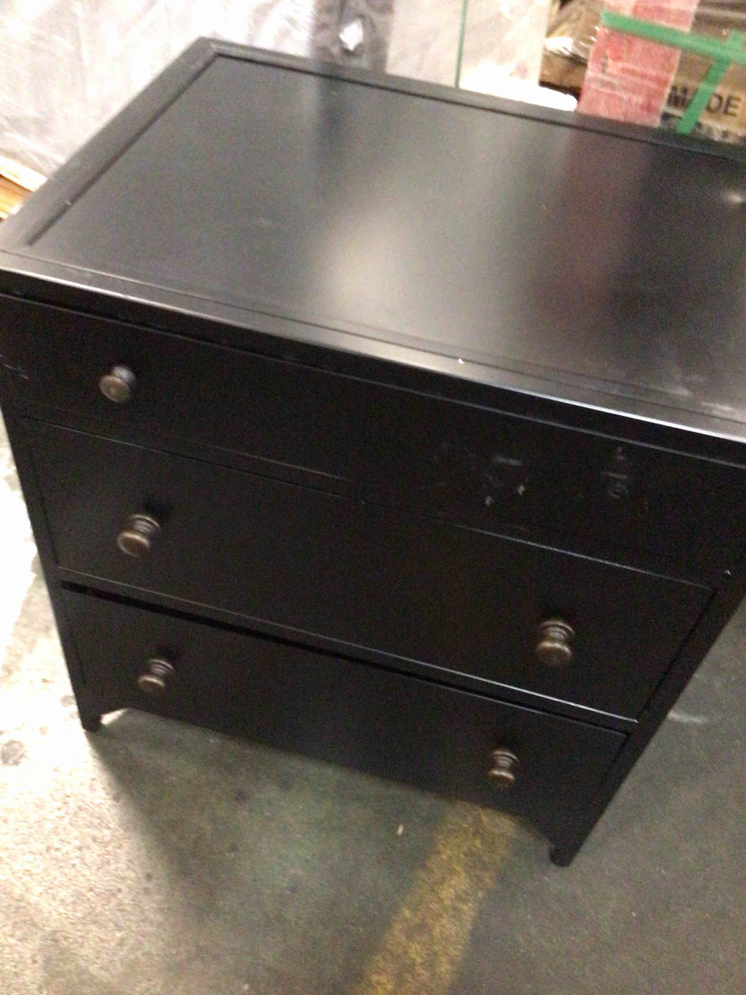 Condition photo showing Good Condition for belmont storage nightstand black 