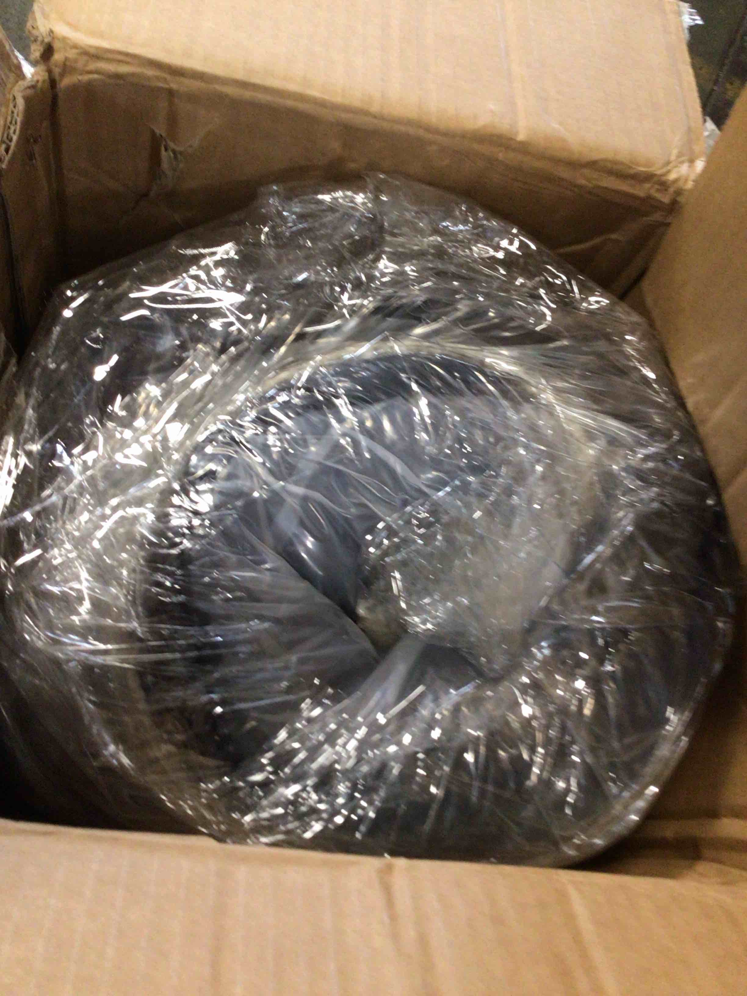 Condition photo showing New/Like New for ( incomplete only 1 box ) 160" boneless couch, oversized cloud l shaped couch, modular sectional sofa with deep seat, modern 6 seater sectional couches for living room bedroom, tufted sofa, no assembly required, blue