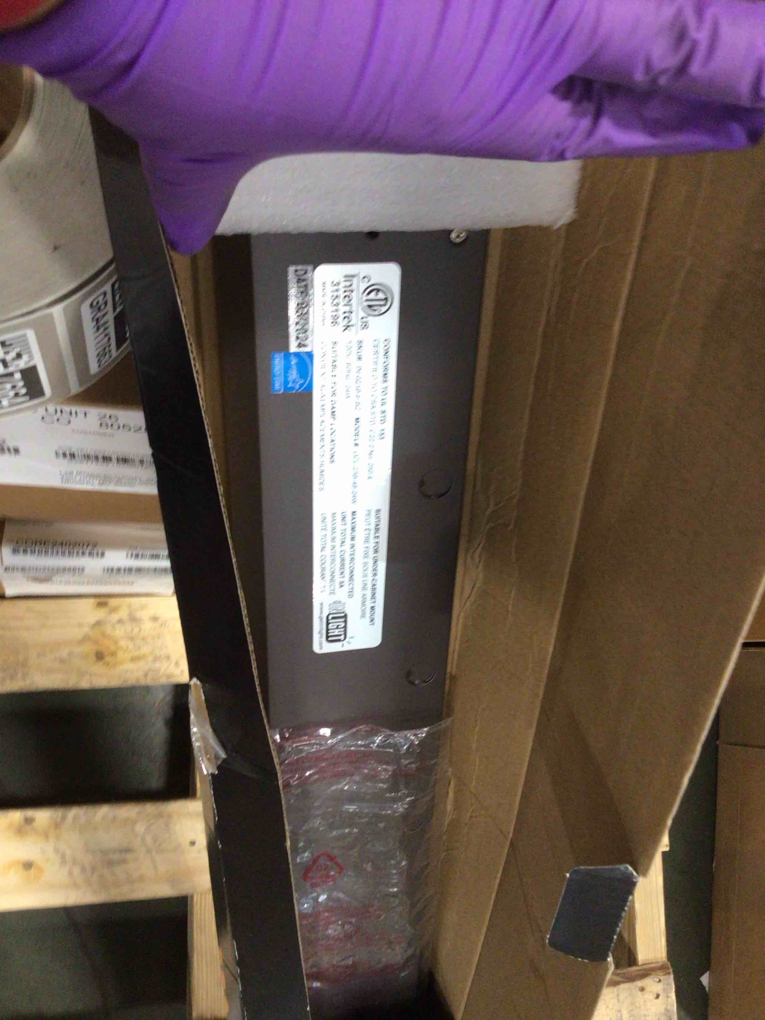 Condition photo showing Good Condition for dimmable led under cabinet kitchen overhead lighting - 120v led light bar - aquc