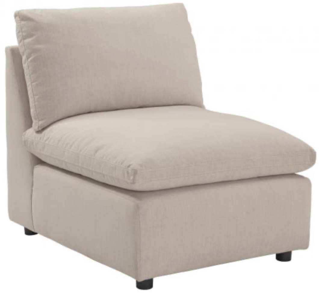 Savesto Armless Chair in Ivory 3110246