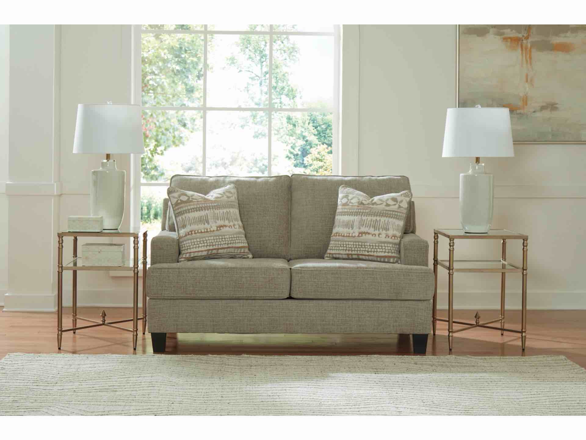 Condition photo showing New/Like New for cornet pike loveseat