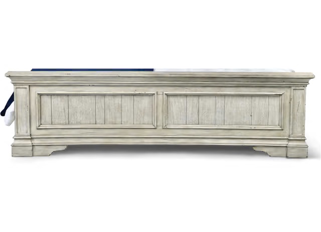 Highland Park King Footboard, Cathedral White
