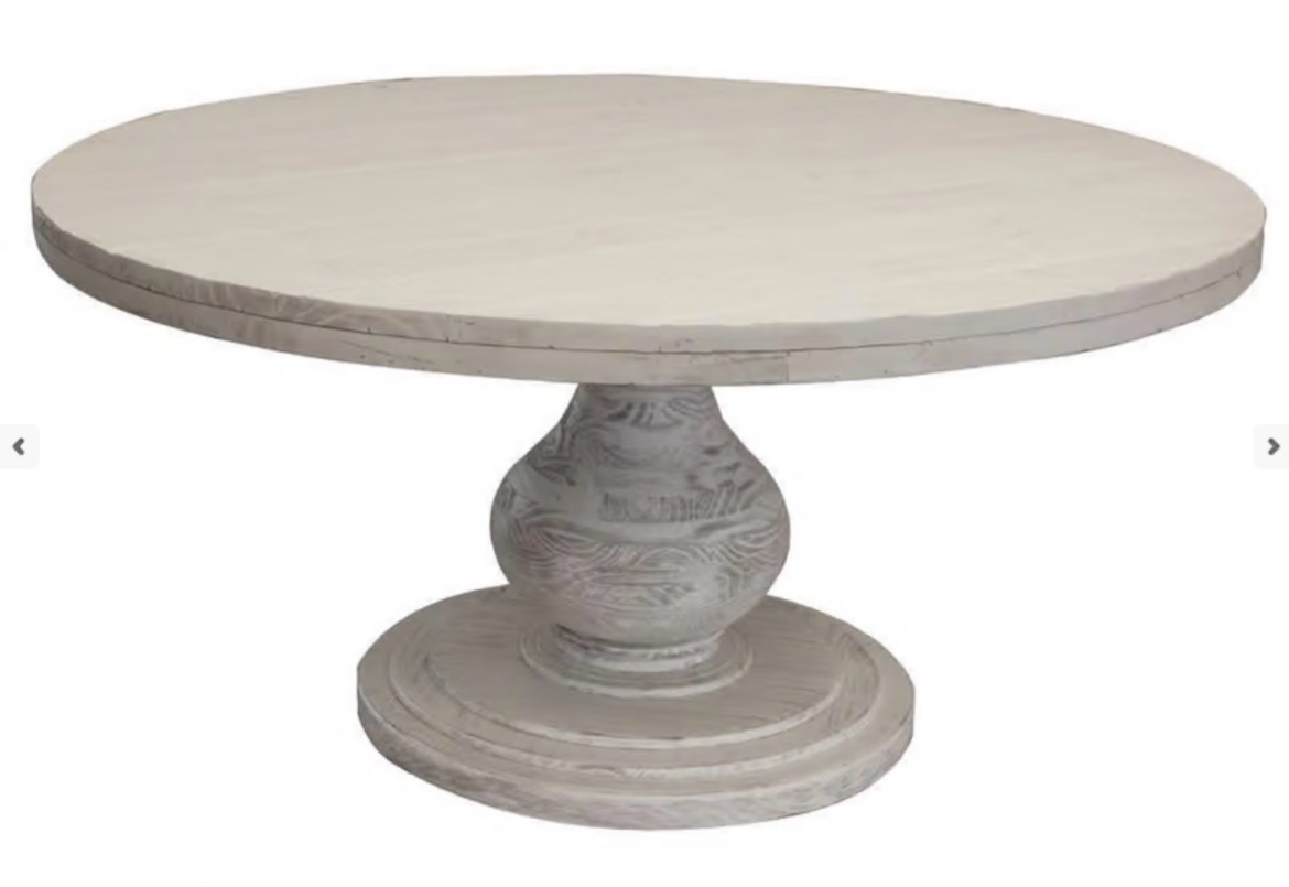 Similar Bonanza Bonanza Ivory, Round Dining Table
