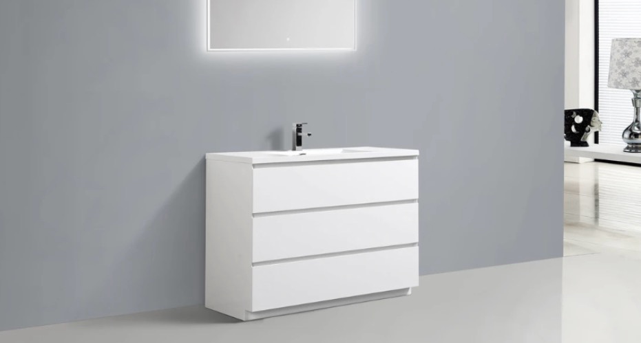 MOA 48? Modern Bathroom Vanity W/ 3 Drawers