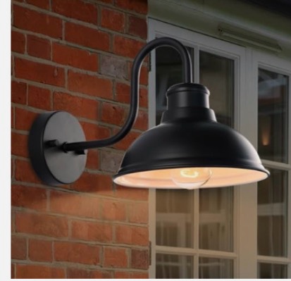 Stumbaugh 8” H Outdoor barn Light Fixture 