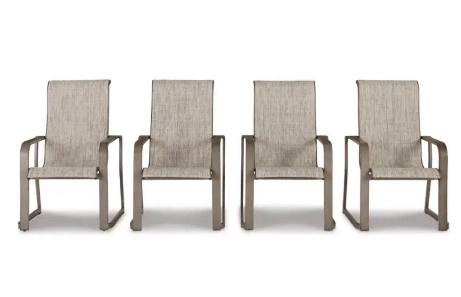  Beach Front Sled Base Stackable Dining Chair (4/Cn)