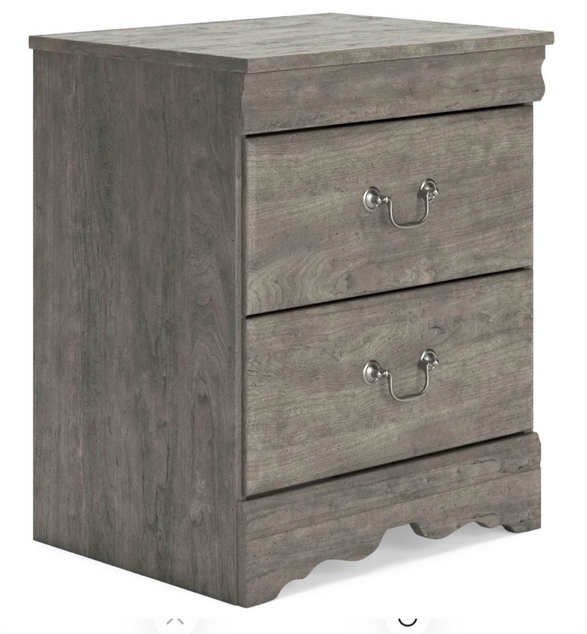 Bayzor 2-Drawer Nightstand 