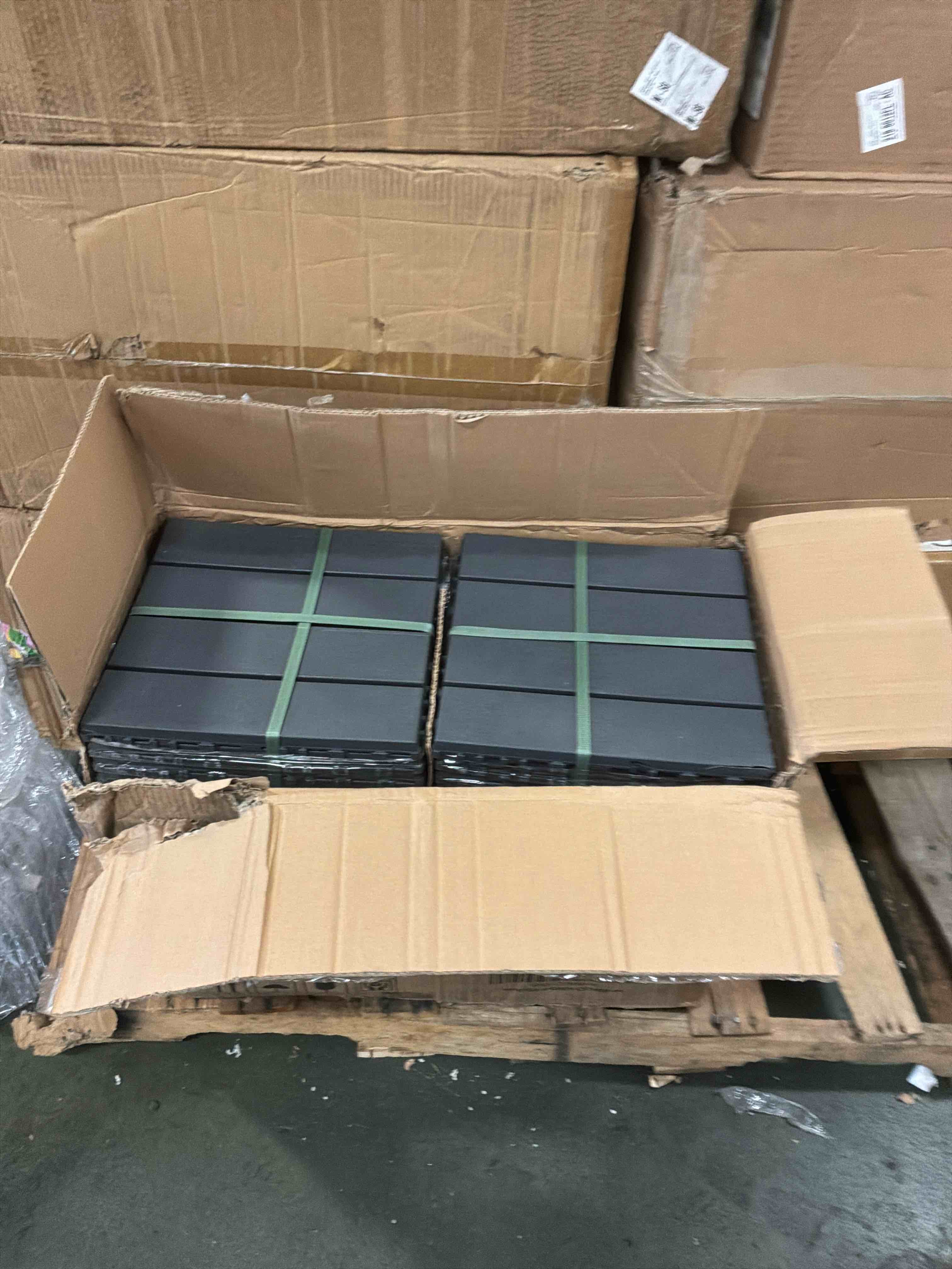 Condition photo showing New/Like New for interlocking deck tiles