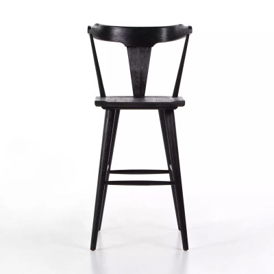 Four Hands Ripley Bar Stool - Black Oak (Closeout)