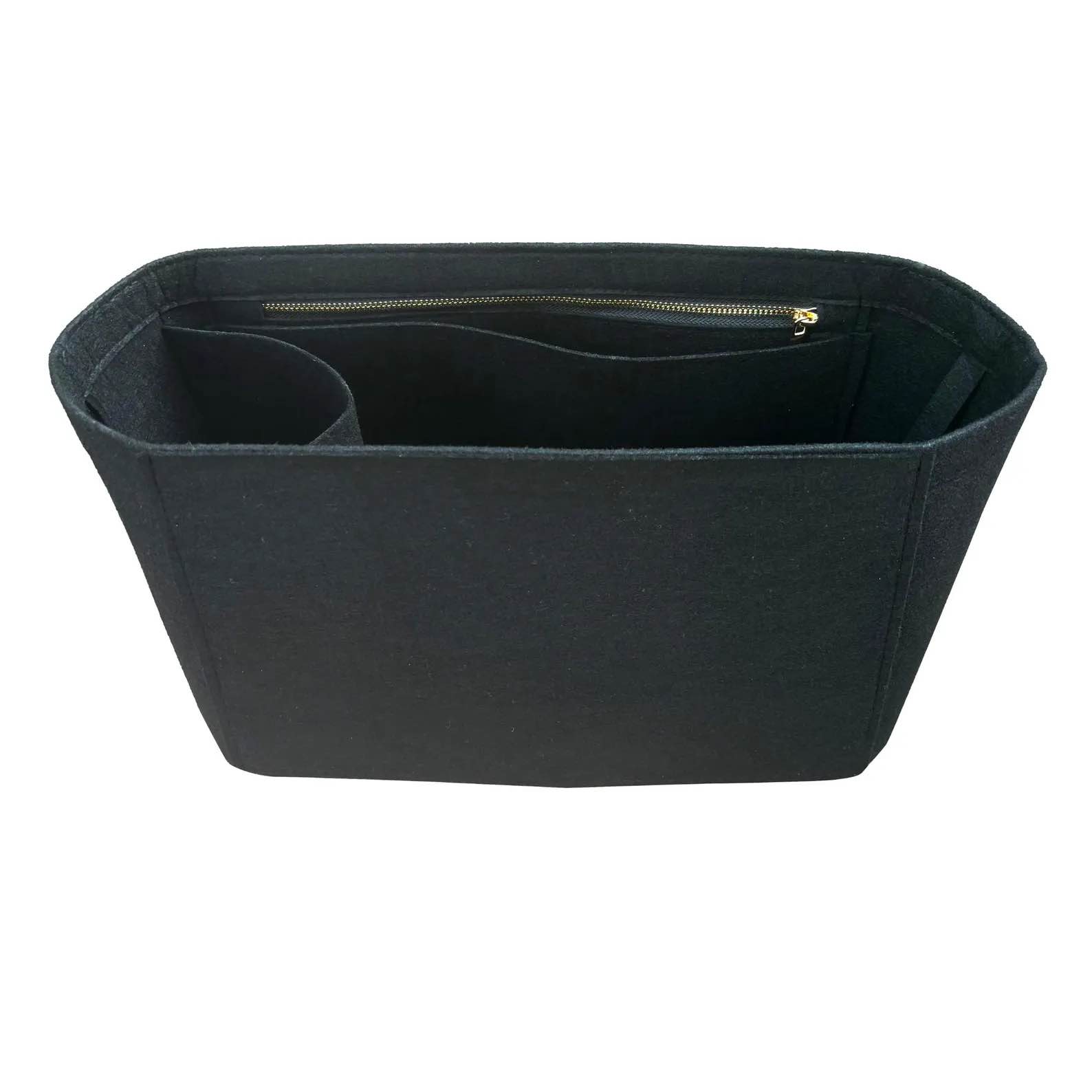 ( similarity to photo)For [Neverfull Bandouliere Inside Out Bag, GM MM PM] Tote Purse Insert Organizer, Small Medium Large, Felt Organiser Liner (Style Oblong)