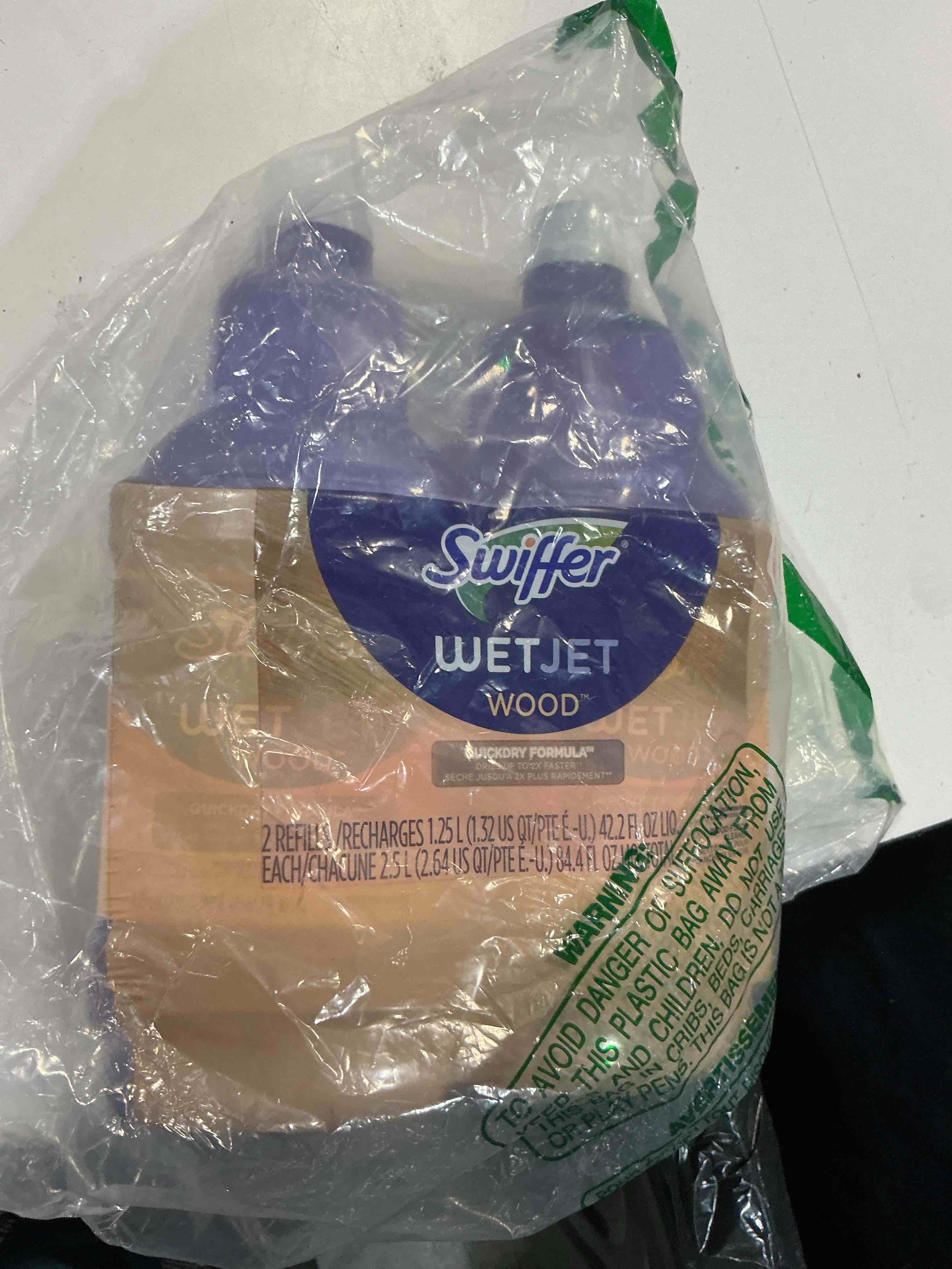 Condition photo showing New/Like New for swiffer wetjet wood floor cleaner solution refill, 42.2 oz - 2 pack