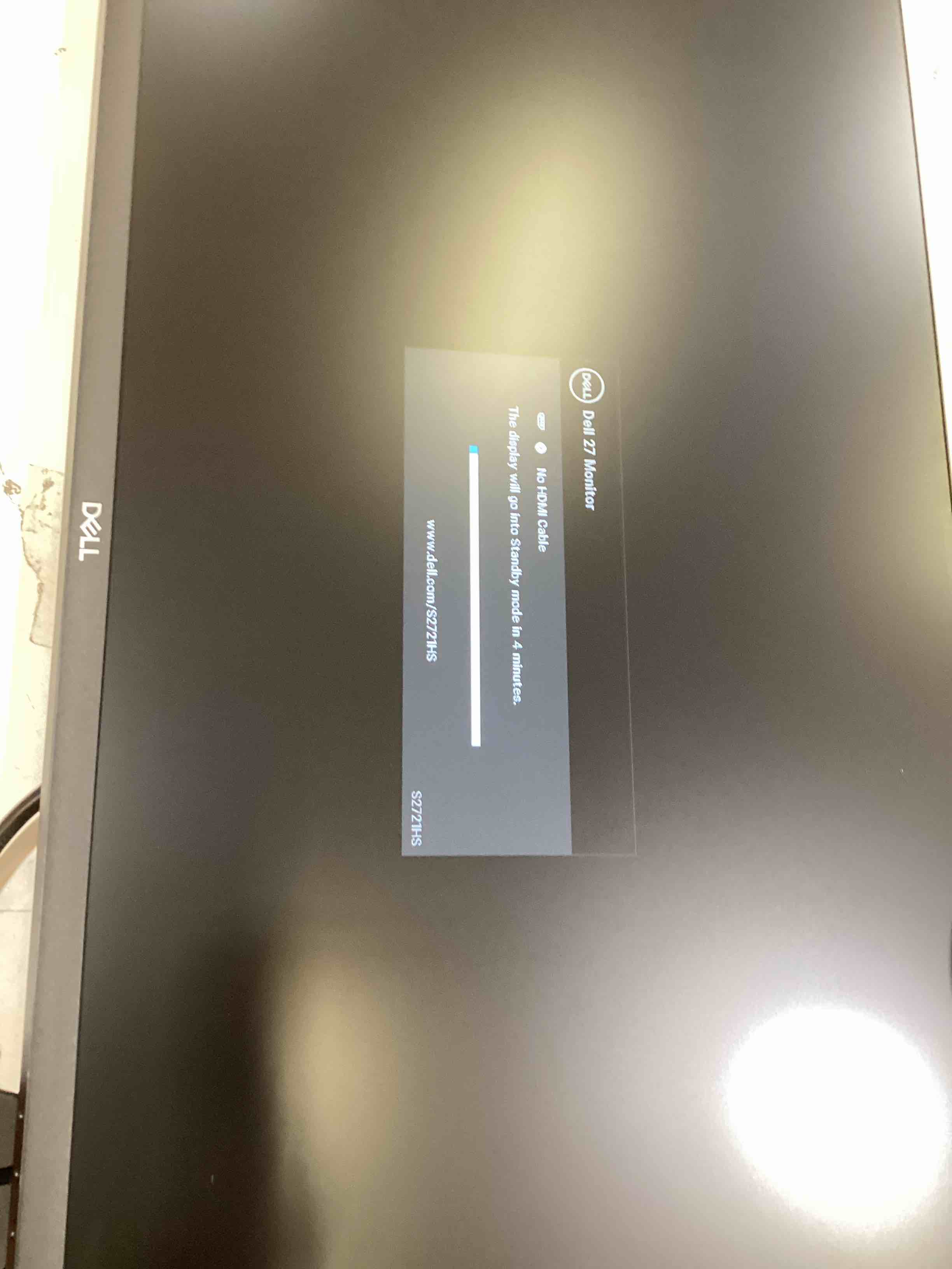 Condition photo showing New/Like New for dell s2722qc monitor - 27 inch 4k usb-c , uhd (3840 x 2160) display, 60hz refresh rate, 8ms grey-to-