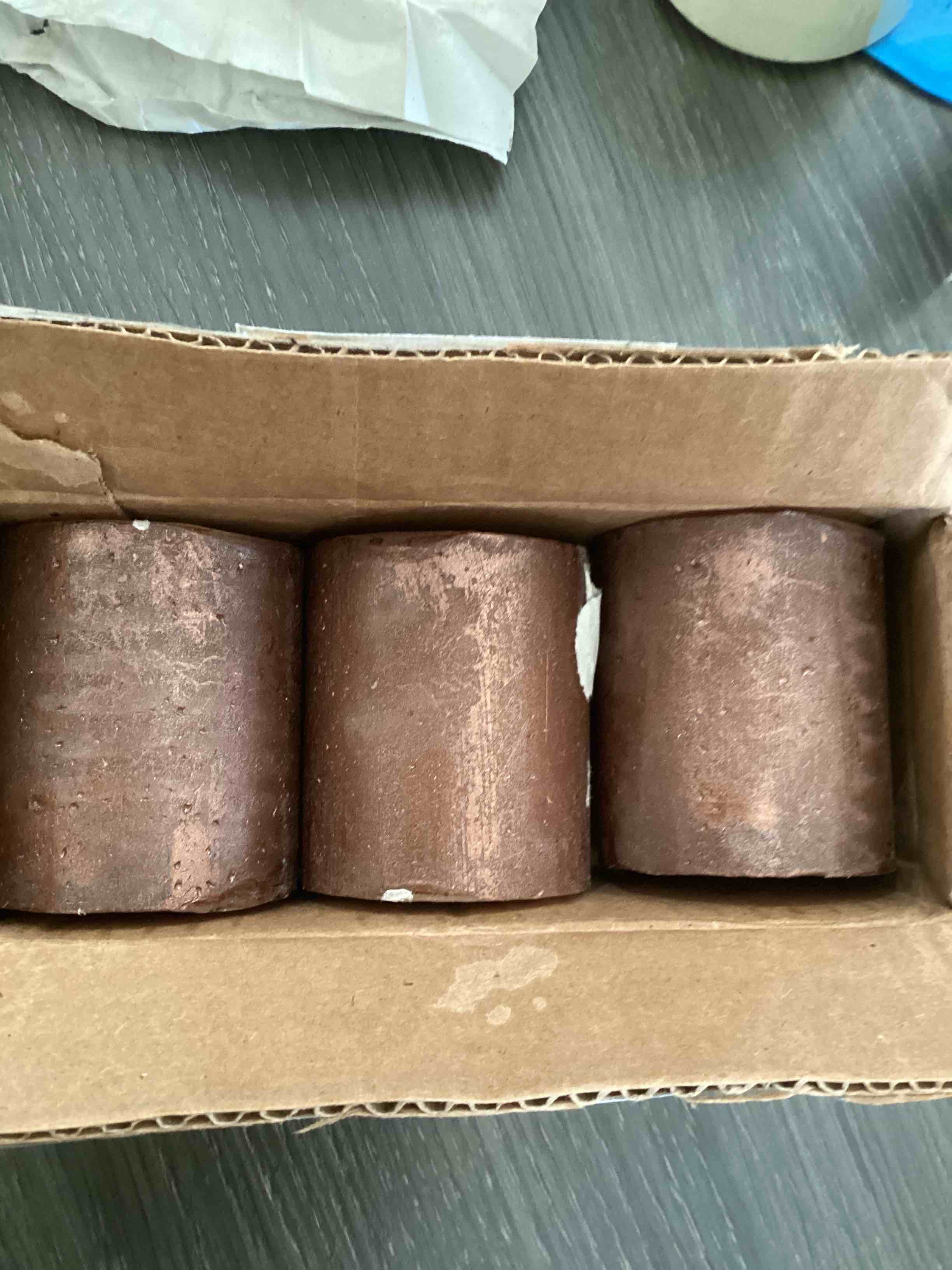 bolsius 3 pack taupe rustic pillar candles - 3 inch - premium european quality - includes natural plant-based wax - unscented dripless smokeless 25 hour party décor and wedding candles